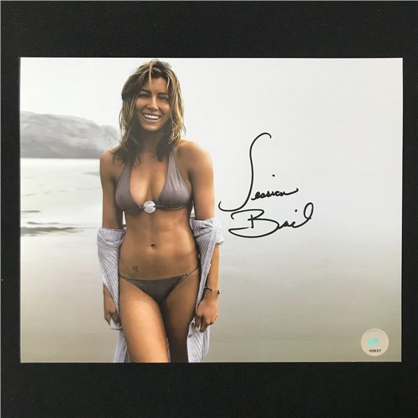 JESSICA BIEL SIGNED 8X10 - KB COA