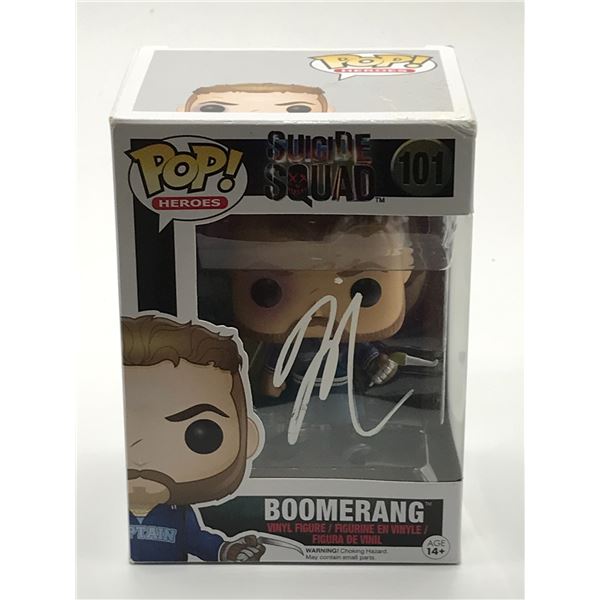 JAI COURTNEY SIGNED BOOMERANG SUICIDE SQUAD FUNKO POP - KB COA
