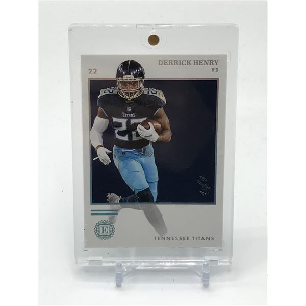 2019 PANINI ENCASED FOOTBALL DERRICK HENRY TRADING CARD 1/1