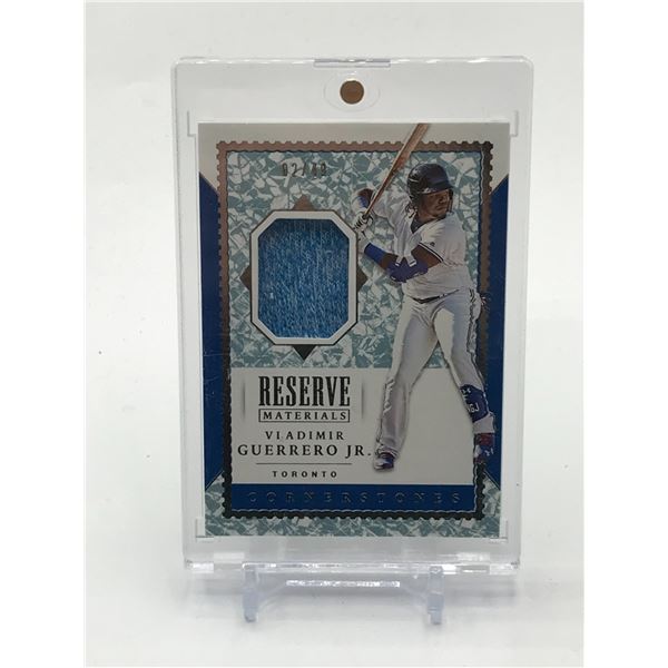 2019 PANINI CHRONICLES BASEBALL VLADIMIR GUERRERO JR PATCH TRADING CARD 02/49
