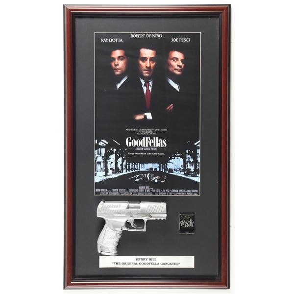 HENRY HILL SIGNED AND FRAMED GOODFELLAS PRESENTATION PIECE