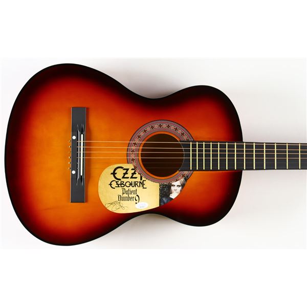 OZZY OSBOURNE SIGNED ACOUSTIC GUITAR (JSA COA)