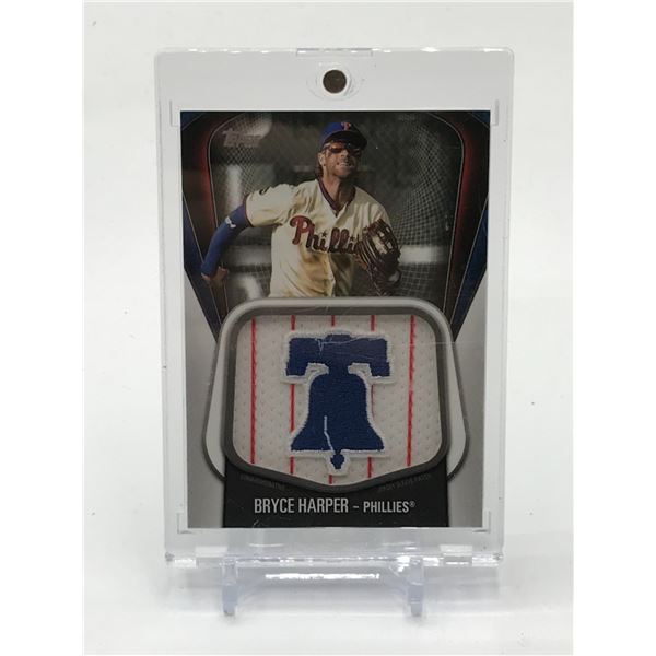 2020 TOPPS BRYCE HARPER JUMBO JERSEY SLEEVE PATCH TRADING CARD