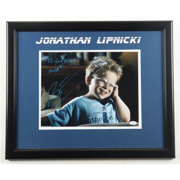 JOHNNY LIPNICKIE SIGNED FRAMED AND INSCRIBED JERRY MGWIRE 16 X 20 JSA COA