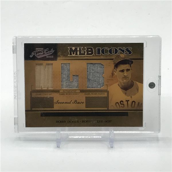 2005 PLAYOFF PRIME CUTS BOBBY DOOER PATCH TRADING CARD 3/5