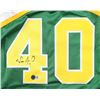 Image 2 : SHAWN KEMP SIGNED SEATTLE SUPERSONICS BASKETBALL JERSEY (BECKETT COA)