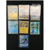 Image 1 : LOT OF 7 POKEMON TCG TRADING CARDS IN INDIVIDUAL SLEEVES