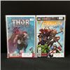 Image 1 : LOT OF 2 SIGNED COMICS FEATURING THOR - MARVEL COMICS