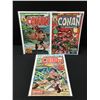 Image 1 : LOT OF 3 CONAN THE BARBARIAN COMICS - MARVEL COMICS
