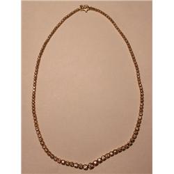 6.94 CTW  Graduating Diamond Tennis Necklace