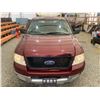 Image 7 : PARKSVILLE - 2004 FORD F-150 RED 289493 KMS "NO RESERVE: - DC58320