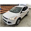Image 4 : PARKSVILLE - 2013 FORD ESCAPE WHITE 134039 KMS - DC64344