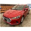 Image 3 : PARKSVILLE - 2017 HYUNDAI ELANTRA RED 183542 KMS - B042891