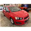Image 12 : PARKSVILLE - 2012 CHEVROLET SONIC RED 125688 KMS - D106175
