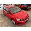 Image 13 : PARKSVILLE - 2012 CHEVROLET SONIC RED 125688 KMS - D106175