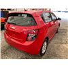 Image 18 : PARKSVILLE - 2012 CHEVROLET SONIC RED 125688 KMS - D106175