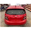 Image 22 : PARKSVILLE - 2012 CHEVROLET SONIC RED 125688 KMS - D106175