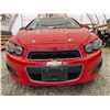 Image 8 : PARKSVILLE - 2012 CHEVROLET SONIC RED 125688 KMS - D106175