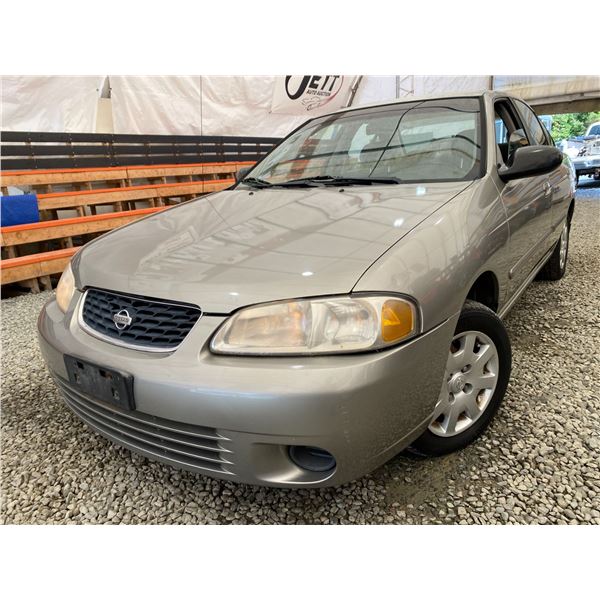 PARKSVILLE - 2002 NISSAN SENTRA GREY 241116 KMS - D581857