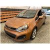 Image 3 : PARKSVILLE - 2013 KIA RIO ORANGE 225277 KMS - B768030