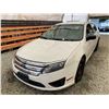 Image 3 : PARKSVILLE - "NO RESERVE" 2011 FORD FUSION WHITE 322605 KMS - B226639
