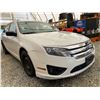 Image 8 : PARKSVILLE - "NO RESERVE" 2011 FORD FUSION WHITE 322605 KMS - B226639
