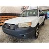 Image 2 : PARKSVILLE - 2007 SUBARU FORESTER WHITE 246044 KMS - B707792