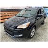 Image 3 : PARKSVILLE - 2014 FORD ESCAPE BLACK 167075 KMS - BD10988
