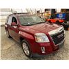 Image 9 : PARKSVILLE - 2010 GMC TERRAIN RED 132428 KMS - D406829