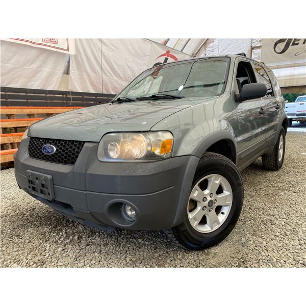 PARKSVILLE - 2006 FORD ESCAPE GREEN 199048 KMS - BA94742