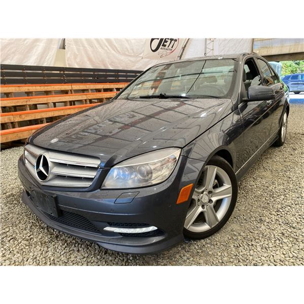 PARKSVILLE - 2011 MERCEDES-BENZ C-CLASS GREY 281779 KMS - B506157