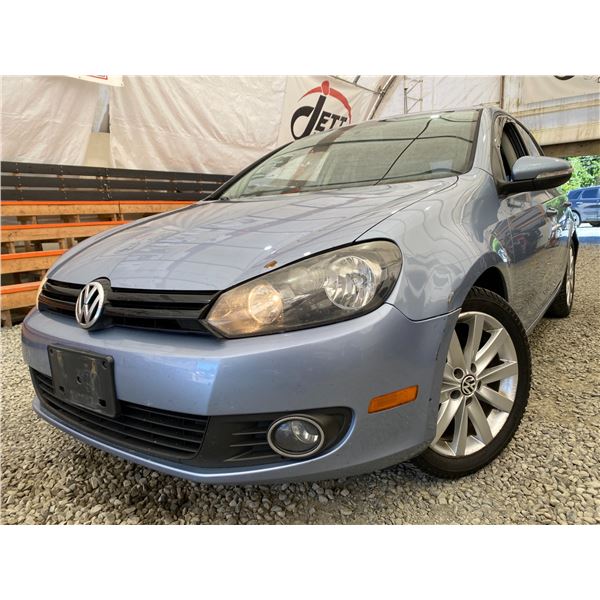 PARKSVILLE - 2011 VOLKSWAGEN GOLF BLUE 256023 KMS - B175575