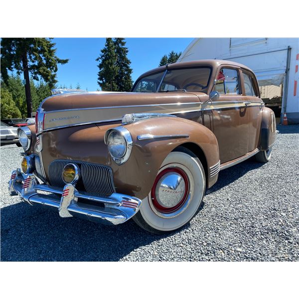 PARKSVILLE - "NO RESERVE" 1941 STUDEBAKER  COMMANDER  BROWN 37539 KMS - P195502