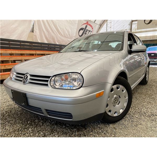 PARKSVILLE - "NO RESERVE" 2007 VOLKSWAGEN GOLF GREY 54252 KMS - D003807