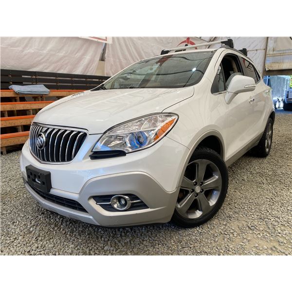 PARKSVILLE - 2014 BUICK ENCORE WHITE 186066 KMS - B526414