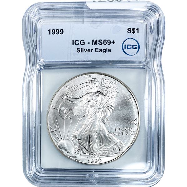 1999 Silver Eagle ICG MS69+