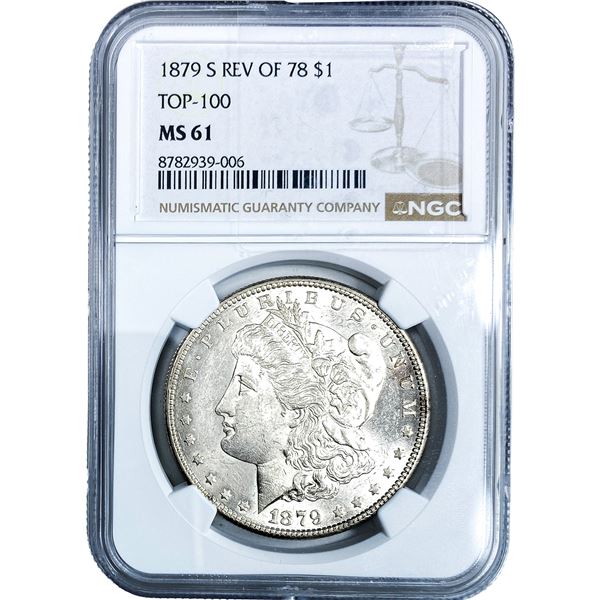 1879-S Morgan Silver Dollar NGC MS61