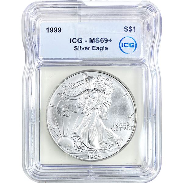 1999 Silver Eagle ICG MS69+