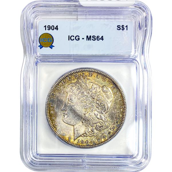 1904 Morgan Silver Dollar ICG MS64