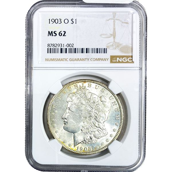 1903-O Morgan Silver Dollar NGC MS62