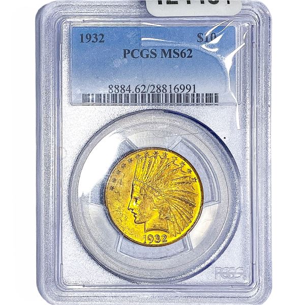 1932 $10 Gold Eagle PCGS MS62