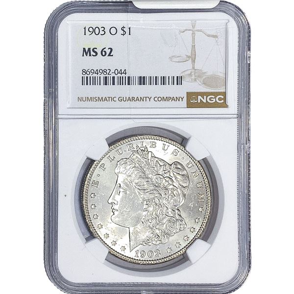 1903-O Morgan Silver Dollar NGC MS62