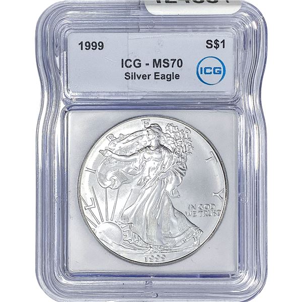 1999 Silver Eagle ICG MS70
