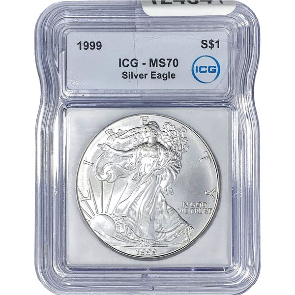 1999 Silver Eagle ICG MS70