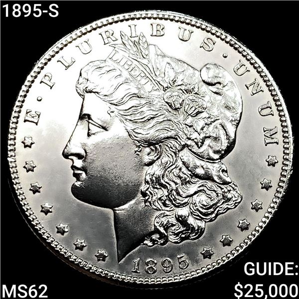 1895-S Morgan Silver Dollar UNCIRCULATED