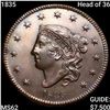 Image 1 : 1835 Head of 36 Coronet Head Large Cent UNCIRCULATED