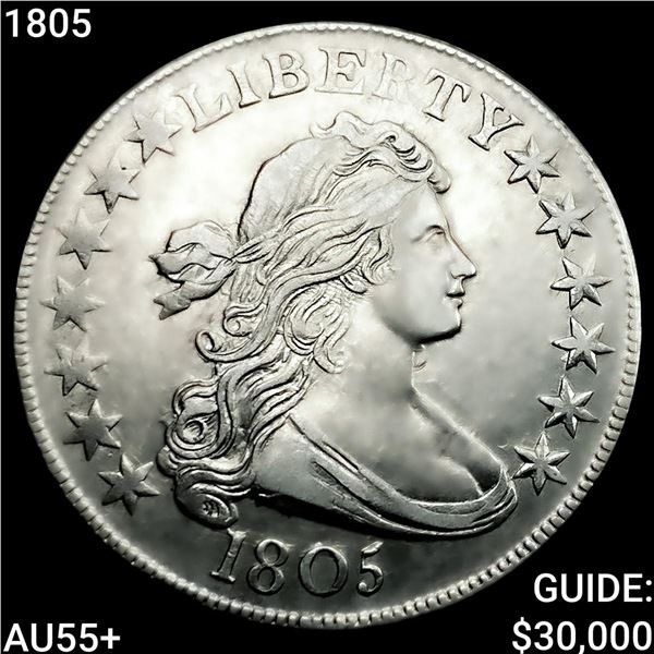 1805 Draped Bust Half Dollar HIGH GRADE+
