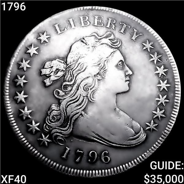 1796 Draped Bust Dollar NEARLY UNCIRCULATED