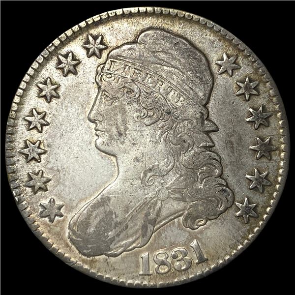 1831 Capped Bust Half Dollar LIGHTLY CIRCULATED