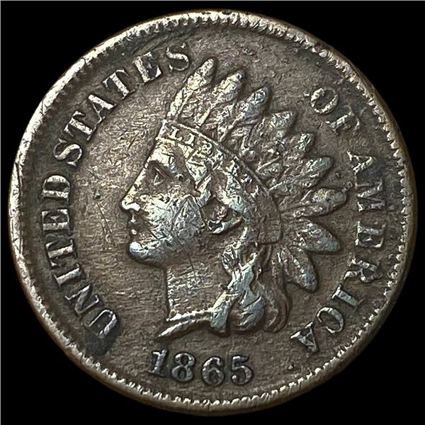 1865 Indian Head Cent NEARLY UNCIRCULATED
